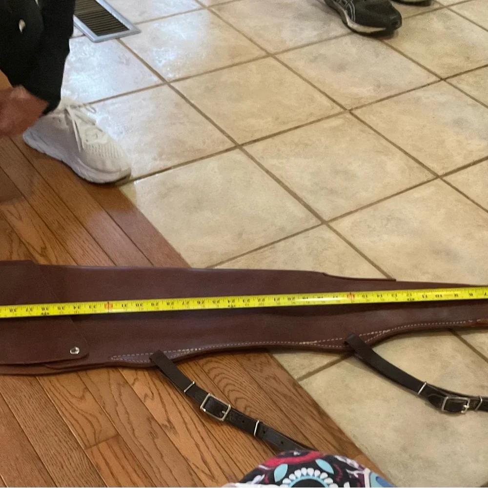 Leather scabbard, custom made, brown in color, protection and luxury, NWT - Picture 7 of 8